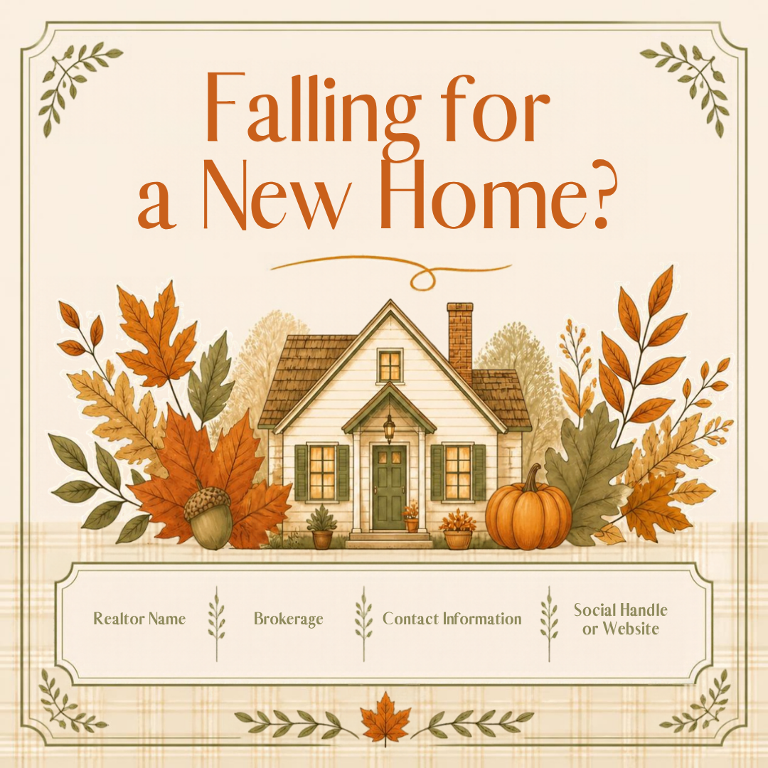Fall Realtor Pop-By & Gift Tag Bundle | 9 Editable Canva Templates