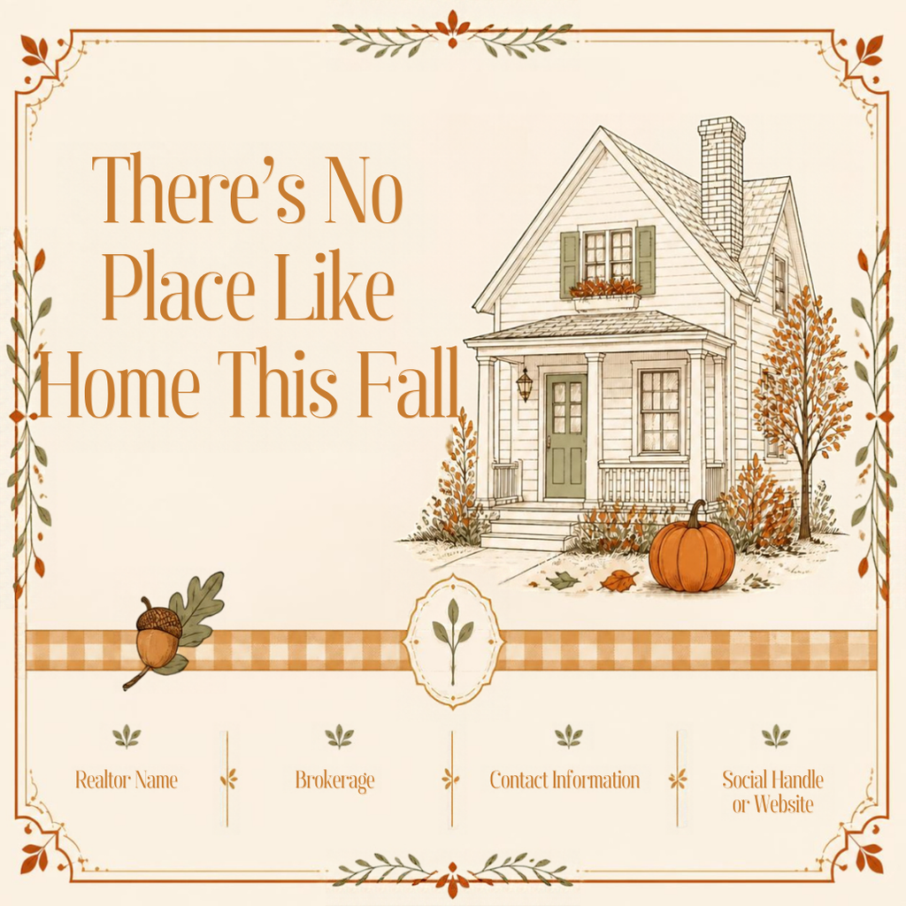 Fall Realtor Pop-By & Gift Tag Bundle | 9 Editable Canva Templates