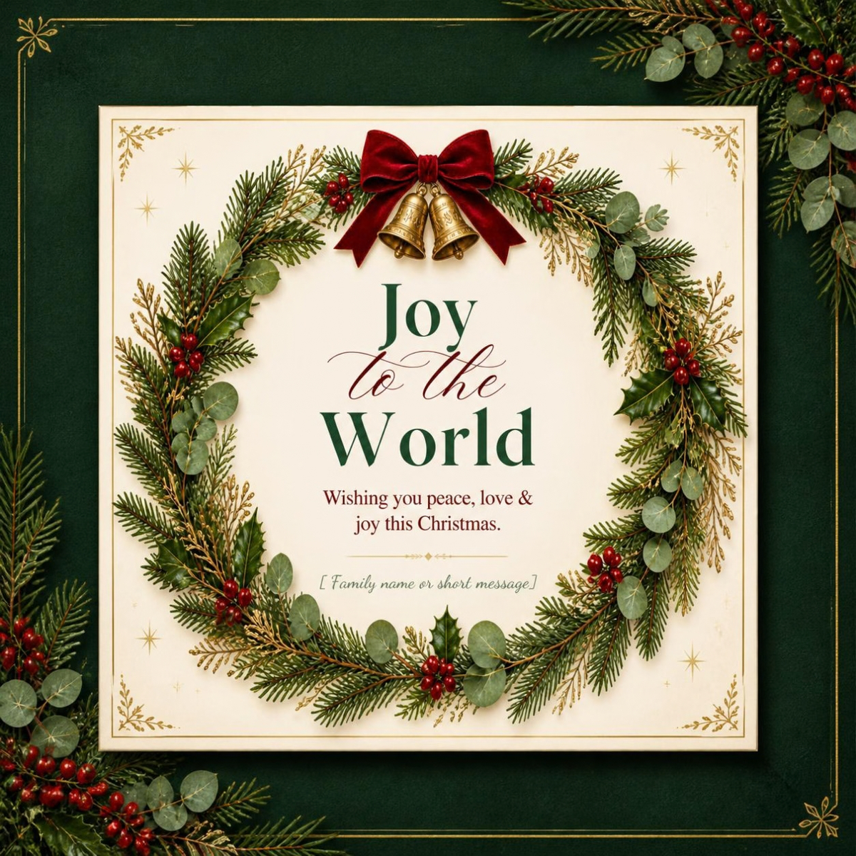 Christmas Card Template Bundle | 6 Editable Canva Holiday Cards