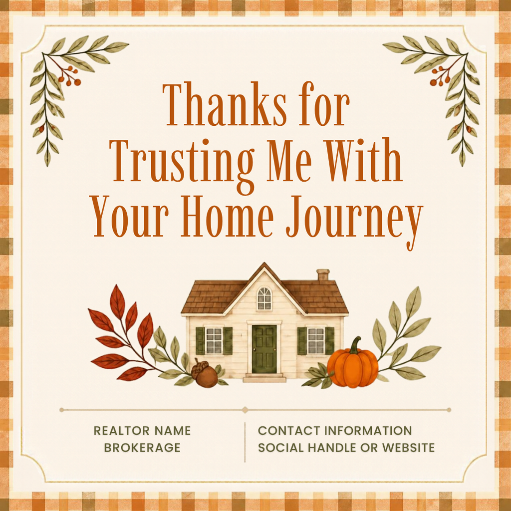 Fall Realtor Pop-By & Gift Tag Bundle | 9 Editable Canva Templates