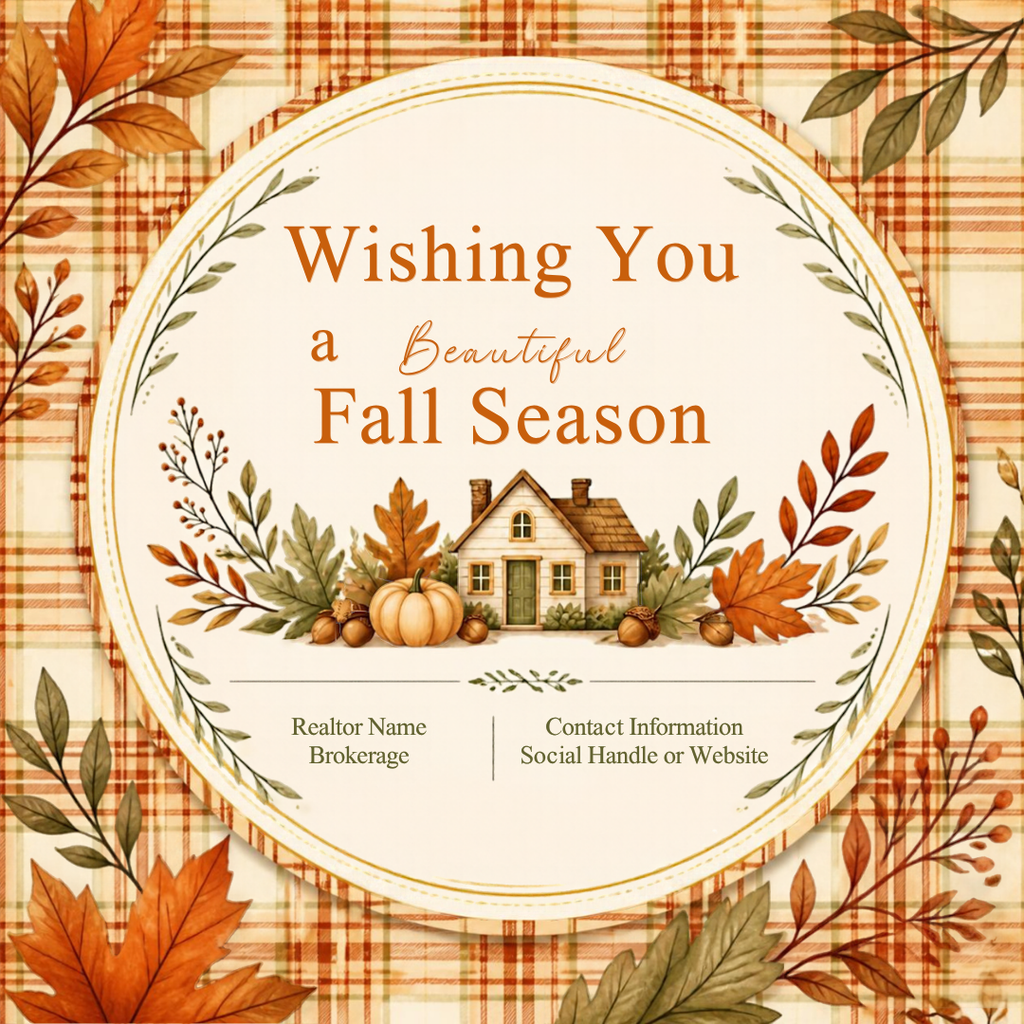 Fall Realtor Pop-By & Gift Tag Bundle | 9 Editable Canva Templates