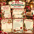 Kit Mágico de Nochebuena para Niños | 5 Plantillas Editables en Canva Price