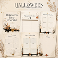 Halloween Party Checklist | Editable Canva Planning Template