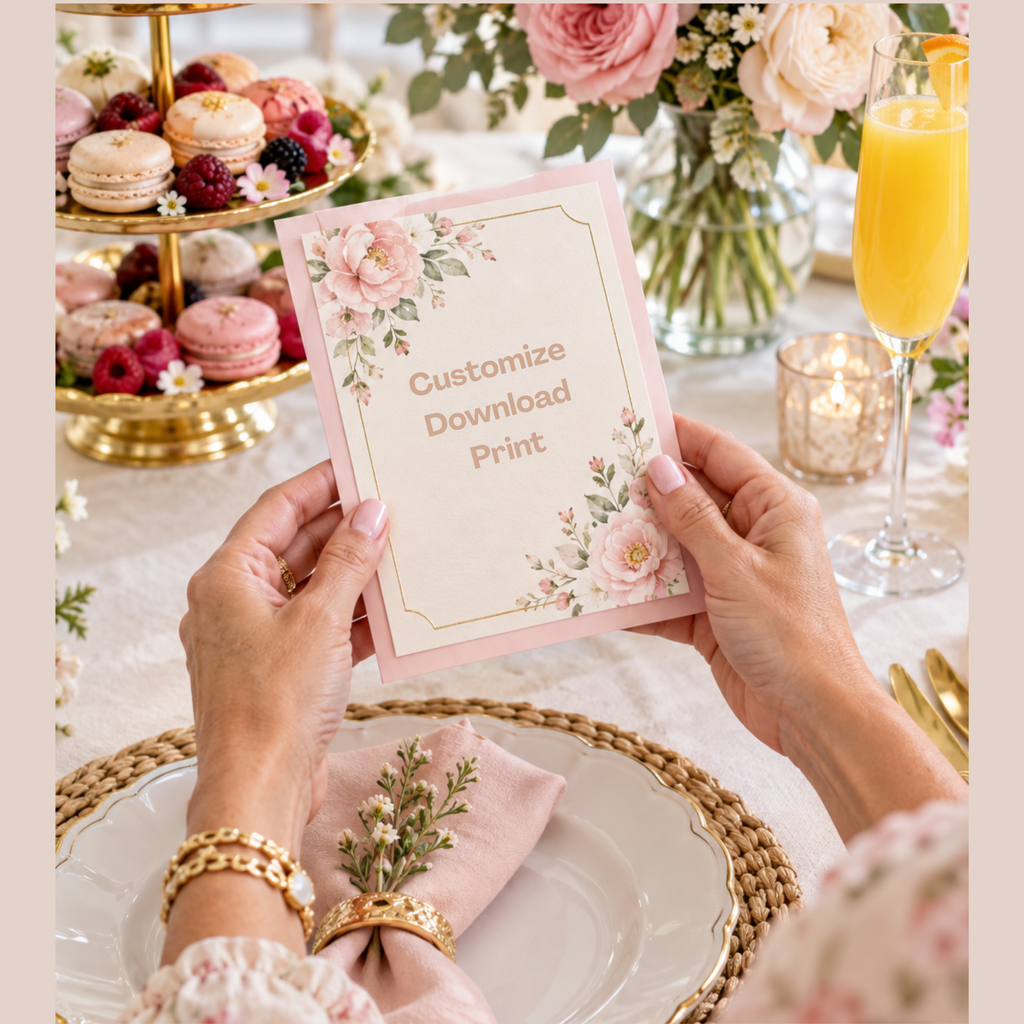 Women’s Retirement Celebration Invitation | Editable Canva Template